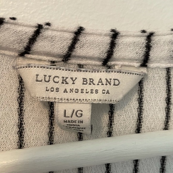 LUCKY Brand Striped Knit Top - Picture 6 of 10